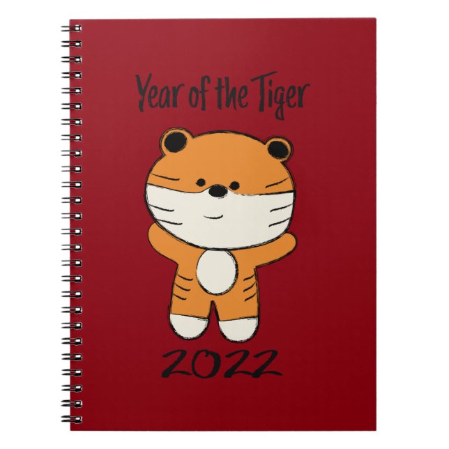 Caderno Espiral Ano do Tigre 2022 (Frente)