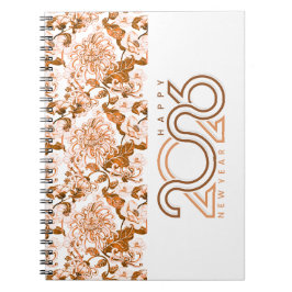Caderno Espiral Ano Novo Açafrão