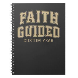 Caderno Espiral Ano Personalizado Faith Guiado