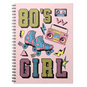 Caderno Espiral anos 80