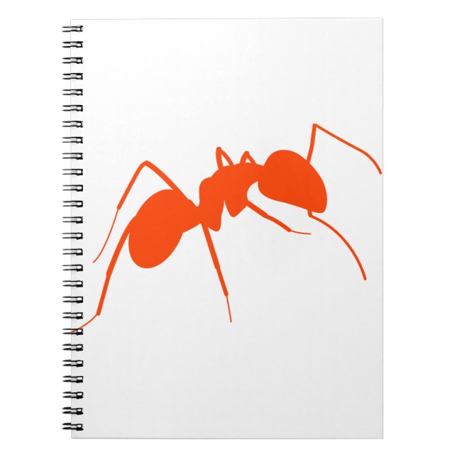 Caderno Espiral Ant Laranja (Frente)