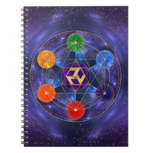 Caderno Espiral Antahkarana em Ornamento Geométrico Sagrado - Neb