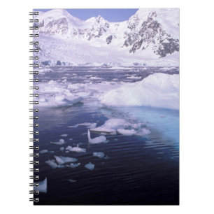 Caderno Espiral Antártida. Expedição através de paisagens de gelo