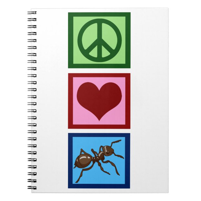 Caderno Espiral Anteas de Amor pela Paz (Frente)