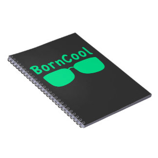 Caderno Espiral Anteckningsbok med BornCool-tryck