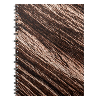 Caderno Espiral Anterior fundo de madeira obsoleto castanho. idade