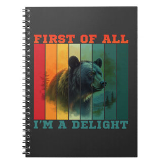 CADERNO ESPIRAL ANTES DE MAIS NADA, EU SOU UM DELEITE