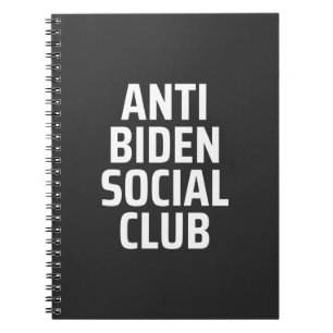 Caderno Espiral Anti Biden Social Club