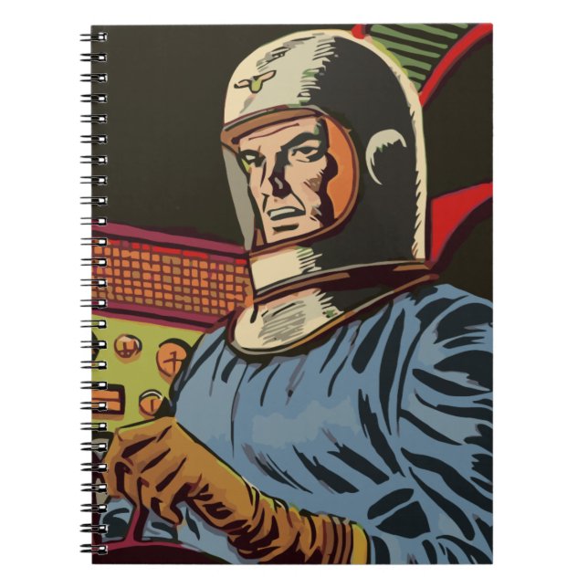 Caderno Espiral Antigo herói do futuro (Frente)