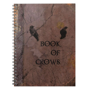 Caderno Espiral Antigo Livro De Corvos