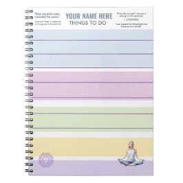 CADERNO ESPIRAL ANTISTRESS RELAX CALM SERENE YOGA