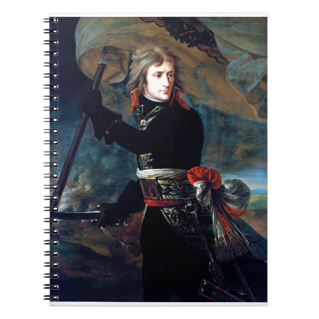 Caderno Espiral Antoine Jean Gros Napoleon Bonaparte na ponte (Frente)