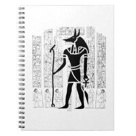 Caderno Espiral Anubis Egípcia Mythology