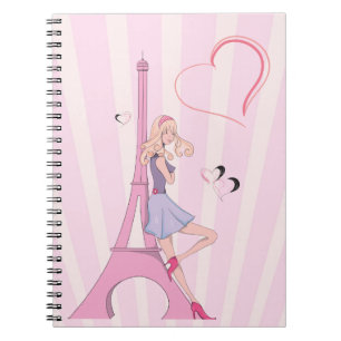 Caderno Espiral Apaixonado Pelo Notebook Paris