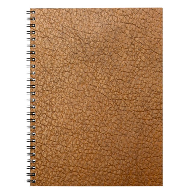 Caderno Espiral aparência de couro falso (Frente)