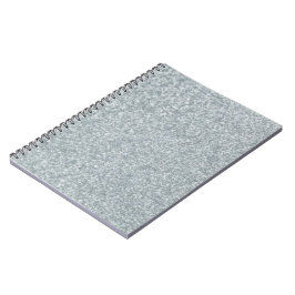 Caderno Espiral Aparência de metal galvanizado