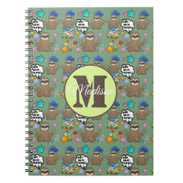 Caderno Espiral Apenas Faça Lentamente | Nome do Padrão de Citação