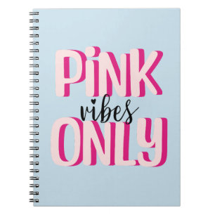 Caderno Espiral Apenas frascos rosa