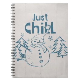Caderno Espiral Apenas Relaxe Natal Divertido