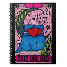 Caderno Espiral Apenas um notebook Bed Romance Tarot