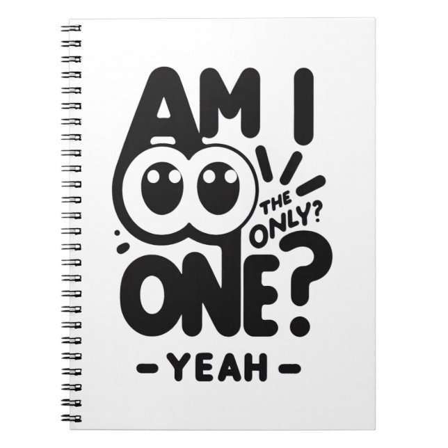 Caderno Espiral Apenas Um Sim (Frente)