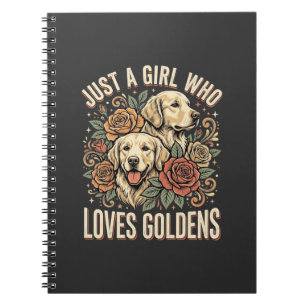 Caderno Espiral Apenas uma garota que ama Goldens