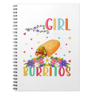 Caderno Espiral Apenas Uma Menina Que Ama Burrito