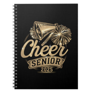 Caderno Espiral Aplausos Senior 2025 Cheerleader Graduação Turma D