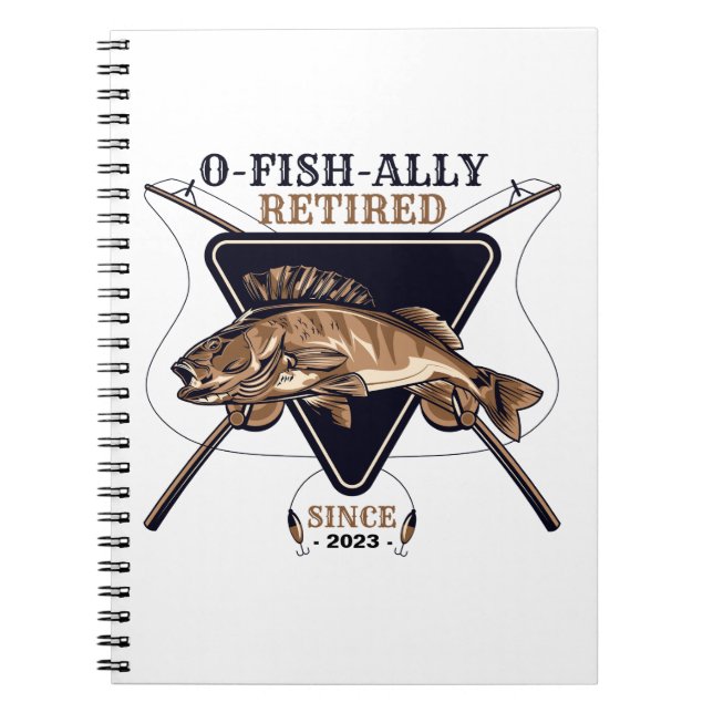 Caderno Espiral Aposentadoria Engraçada Personalizada Ofisicamente (Frente)