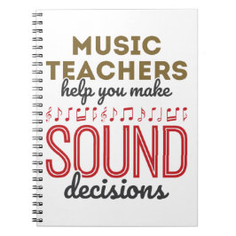 Caderno Espiral Apreciação de Professores de Música Decisões de So