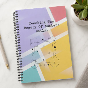 Caderno Espiral Apreciação do Professor de Matemática A Beleza d