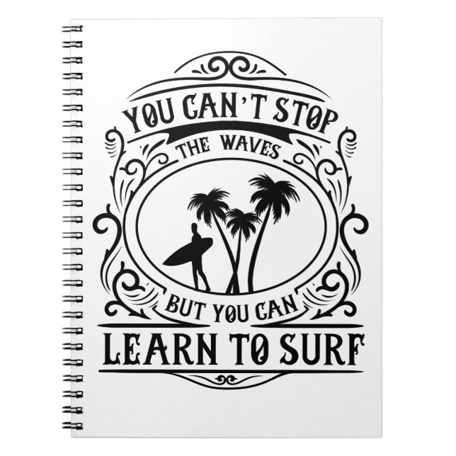 Caderno Espiral Aprender ao Surf (Frente)