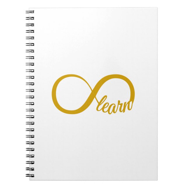 Caderno Espiral Aprendizado Infinito (Frente)