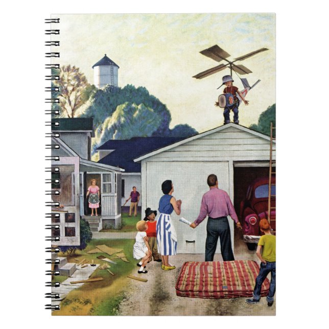 Caderno Espiral Aprendizagem voar (Frente)