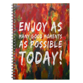 Caderno Espiral Aproveite muitos bons momentos