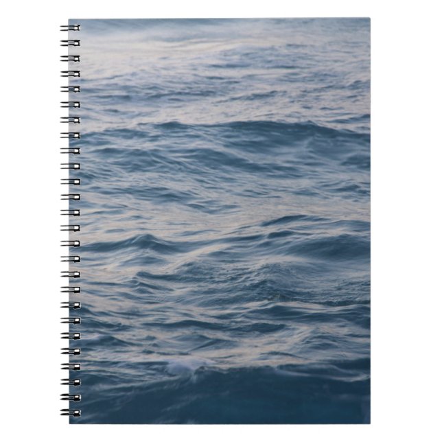 Caderno Espiral Aproximação de água do mar (Frente)
