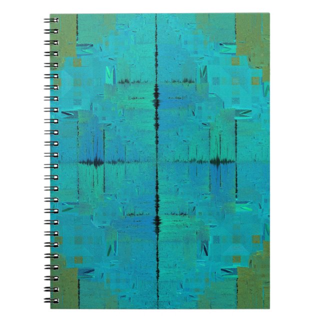 Caderno Espiral Aqua Resonance (Frente)