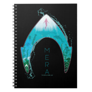 Caderno Espiral Aquaman   vê completamente o gráfico do oceano d