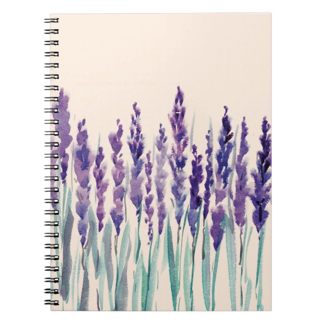 Caderno Espiral Aquarela lavandante francesa (Frente)