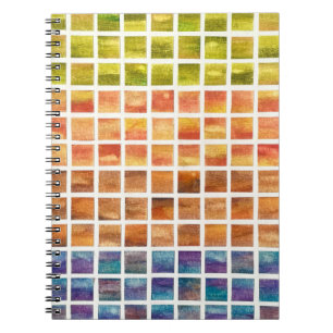 Caderno Espiral Aquarela Quatro Estações Quadrados