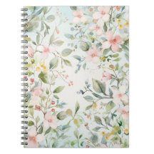 Aquarelas de flores de maçã