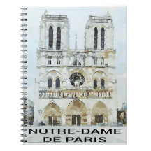 Aquarelle Notre-Dame de Paris