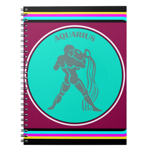 Caderno Espiral Aquarius Notebook (Frente)