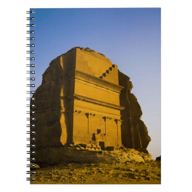 Caderno Espiral Arábia Saudita, local de Madain Saleh, 4 antigos (Frente)