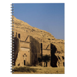 Caderno Espiral Arábia Saudita, local de Madain Saleh, antiga 2