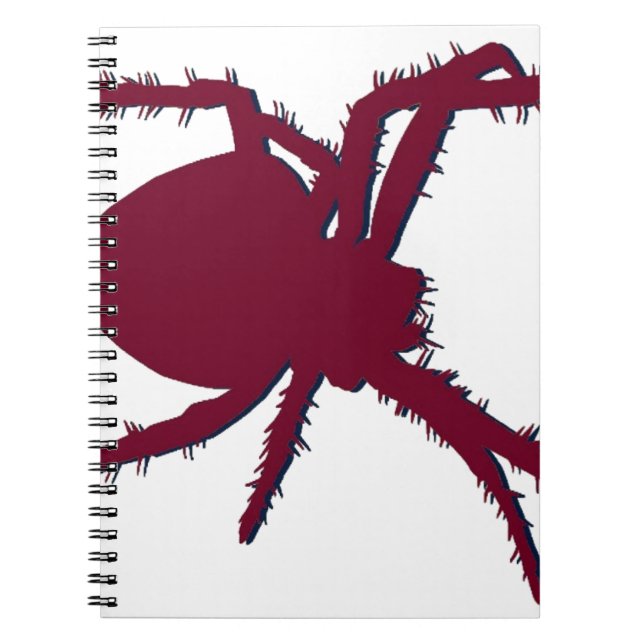Caderno Espiral Aranha (Frente)