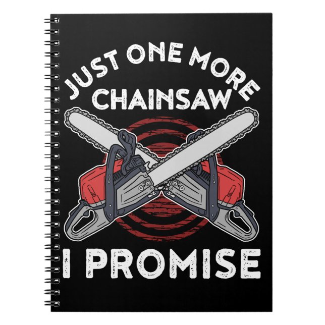 Caderno Espiral Arborist Chainsaw, Arborista Arborista de Lumberja (Frente)