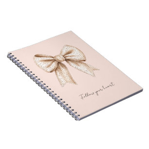 Caderno Espiral Arco de Creme de Pêssego