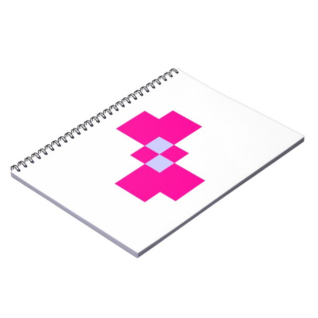 Caderno Espiral Arco de pixel de 8 bits (Left Side)