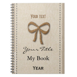 Caderno Espiral Arco Dourado para Menina Bonita Personalizada